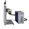 QR code 30w laser fiber marking machine for diesel engine parts