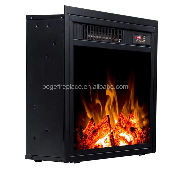 220v Decor Flame Electric Insert Fireplace With Remote Control
