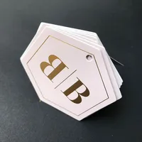 

wholesale custom gold foil jewelry display cards with logo