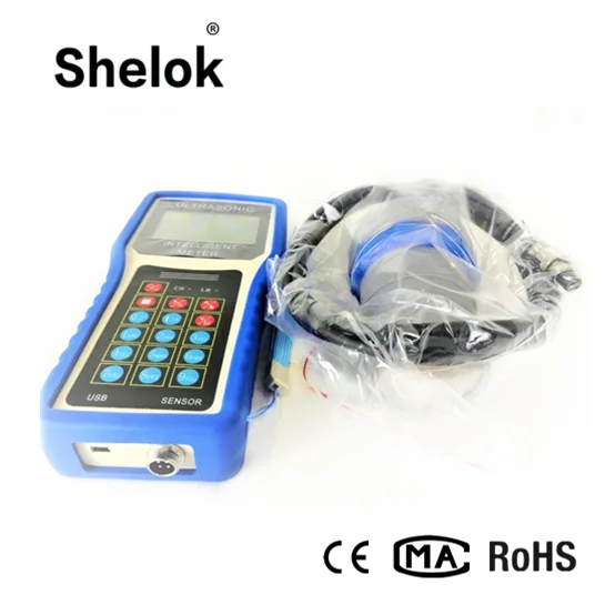Portable ultrasonic fuel water level sensor meter