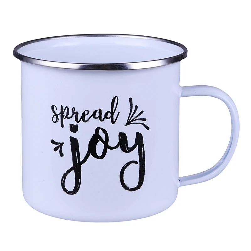 Unionpromo custom enamel mug for coffee and camping