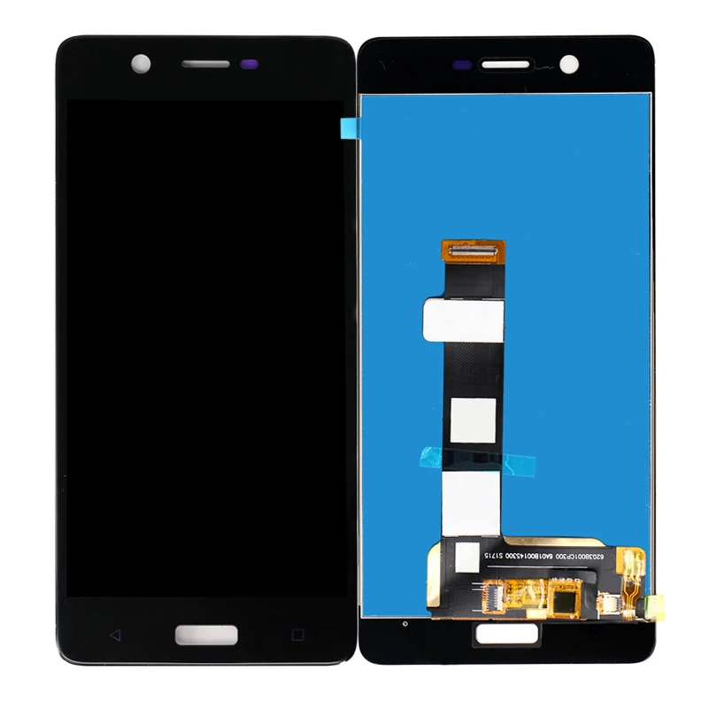 

100% Tested LCD For Nokia Mobile Phone With Touch Screen Digitizer Assembly For Nokia 5 N5, Black