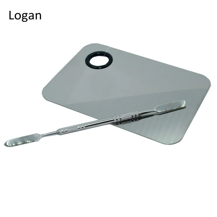 stainless steel makeup spatula