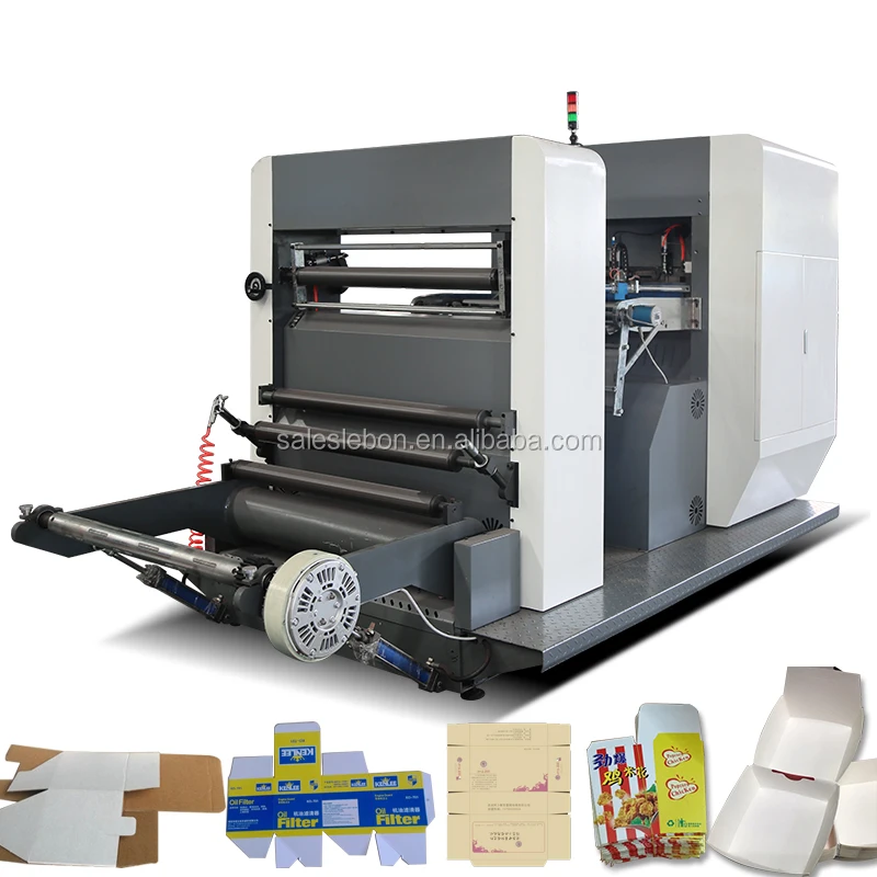 
LB-920 high speed automatic used roll paper cup cutter flexo printing die cutting machine 