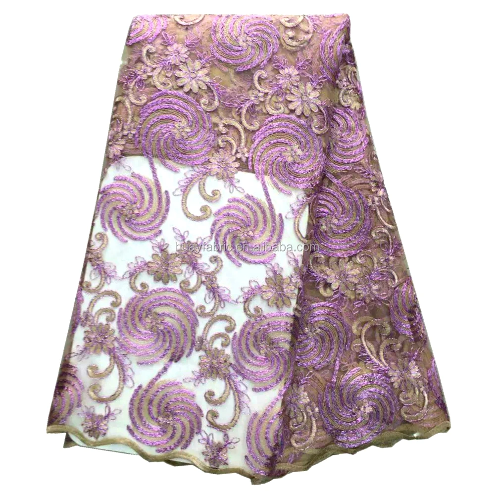 

Thailand lace fabrics beautiful pink tulle lace for wedding bridal lace fabric wholesale HY0366