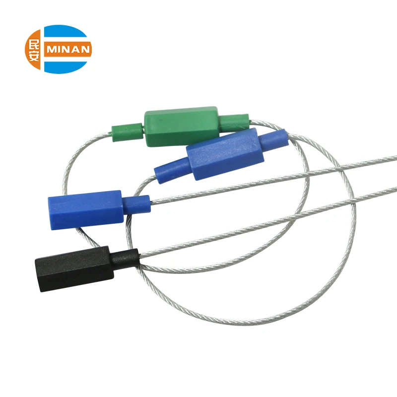 MA - PS 6002 High Security Seals Plastic Cargo Security airline safety tamper proof Plastic Seal with bar code