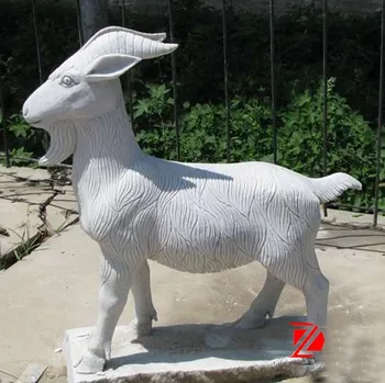 cement goat statue