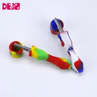 

High Quality Customize Oil Silicone Smoking Pipes Nectar Dabber Rig Collector