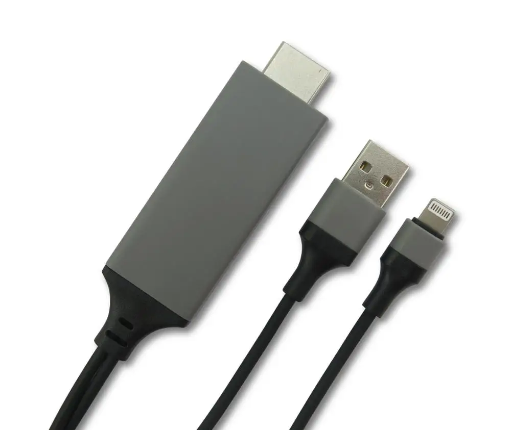 

8 Pin to HDMI Converter Adapter For i 5 5S 6 6s 7 plus iP 4/Mini/Air 8pin to HDMI