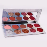 

Wholesale 10 Color Glitter Eyeshadow Mini Kit Makeup Cosmetics Palette