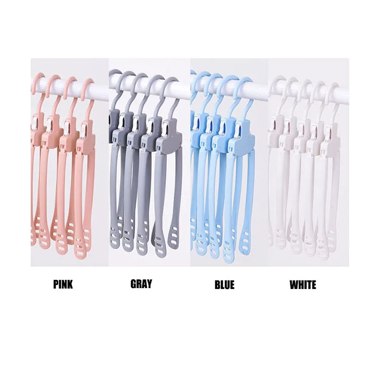 

folding magic hangers for clothes cheap hanger Multi-functional plastic clothes hanger