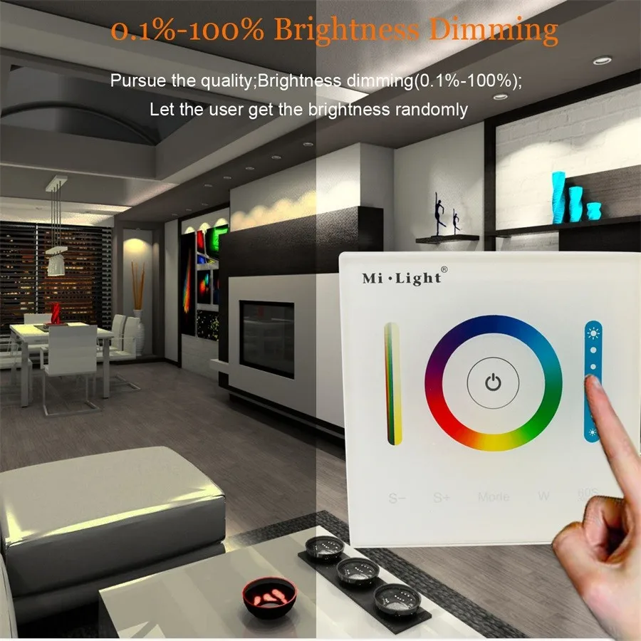 RGBW and RGB+CCT version LED Smart LED Strip Touch Panel Controller