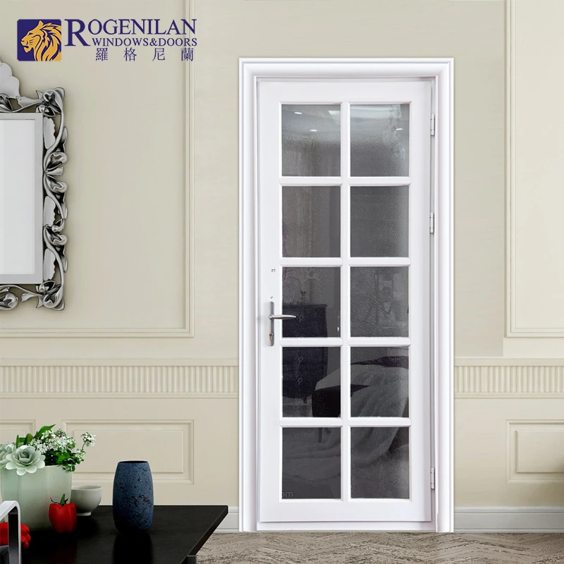 Rogenilan New Design Aluminum Frame Frosted Door 24 X 80 Exterior Door Buy 24 X 80 Exterior Door Aluminum Frame Glass Door New Design Glass Door