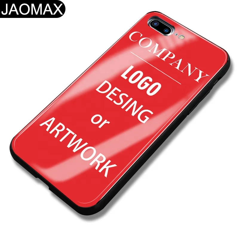 

Advertising Design Your Own Tempered Glass Mobile Cover Smart Phone Case For iphone xs max xr 6 7 8 Plus Custom oem odm Cover, Crystal clear