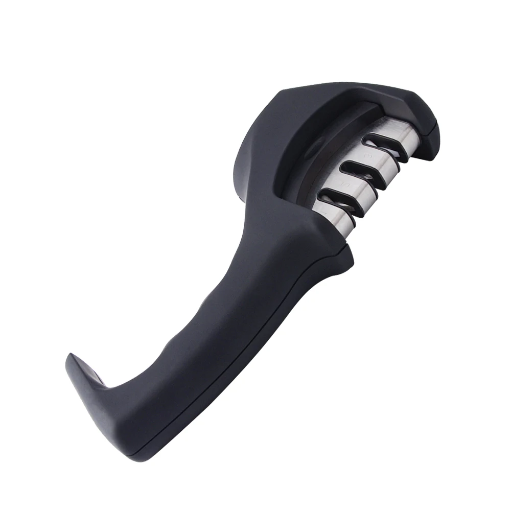 

KB300 Black ABS Case 3 Stage Anti Slip Professional Knife Sharpener Kitchen