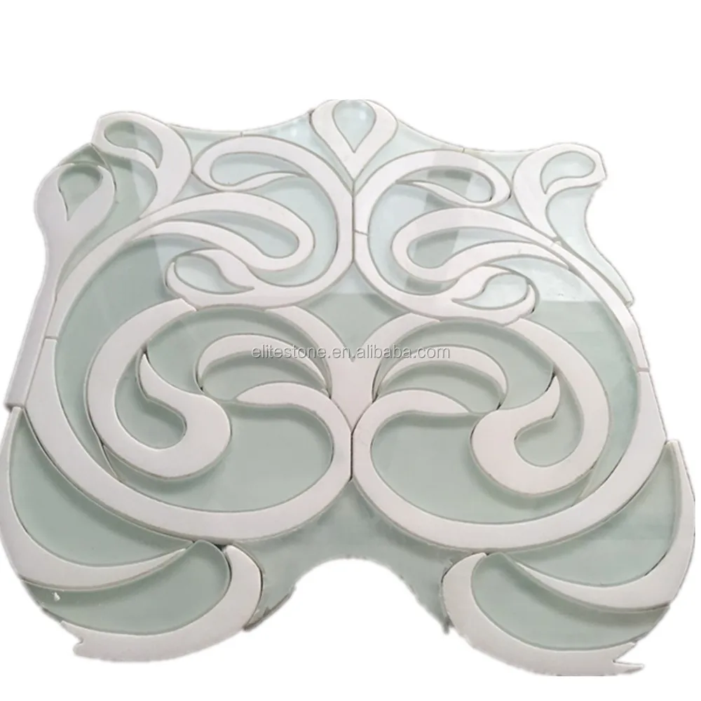 Azulejo De Pared Para Baño Con Chorro De Agua Y Cristal,Mezcla De