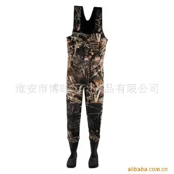 
Breathable neoprene boots chest fishing wader suit 