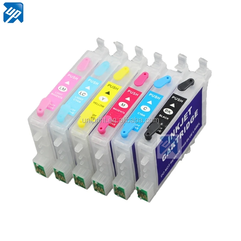 

T0481 - T0486 refillable ink cartridge for epson RX500 RX600 R300 R300M R320 R220 R200 R340 RX620 R320 R340 RX640 with arc chip