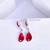 2018 most popular earrings exported to worldwide earring ruby stone