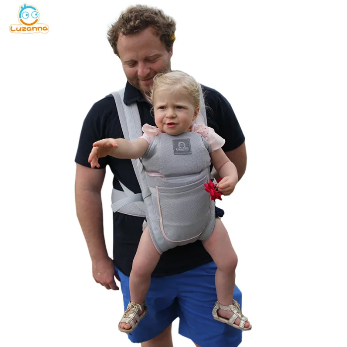
Luzanna Breathable Front Facing Baby Carrier 4 in 1 Infant Comfortable Sling Backpack Pouch Wrap Baby Kangaroo New 