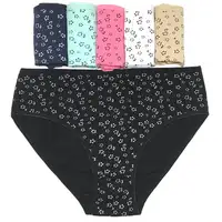 

Yun Meng Ni Underwear 2019 New Design Big Size 2XL 3XL 4XL Cute Flower Printing Cotton Ladies Panties