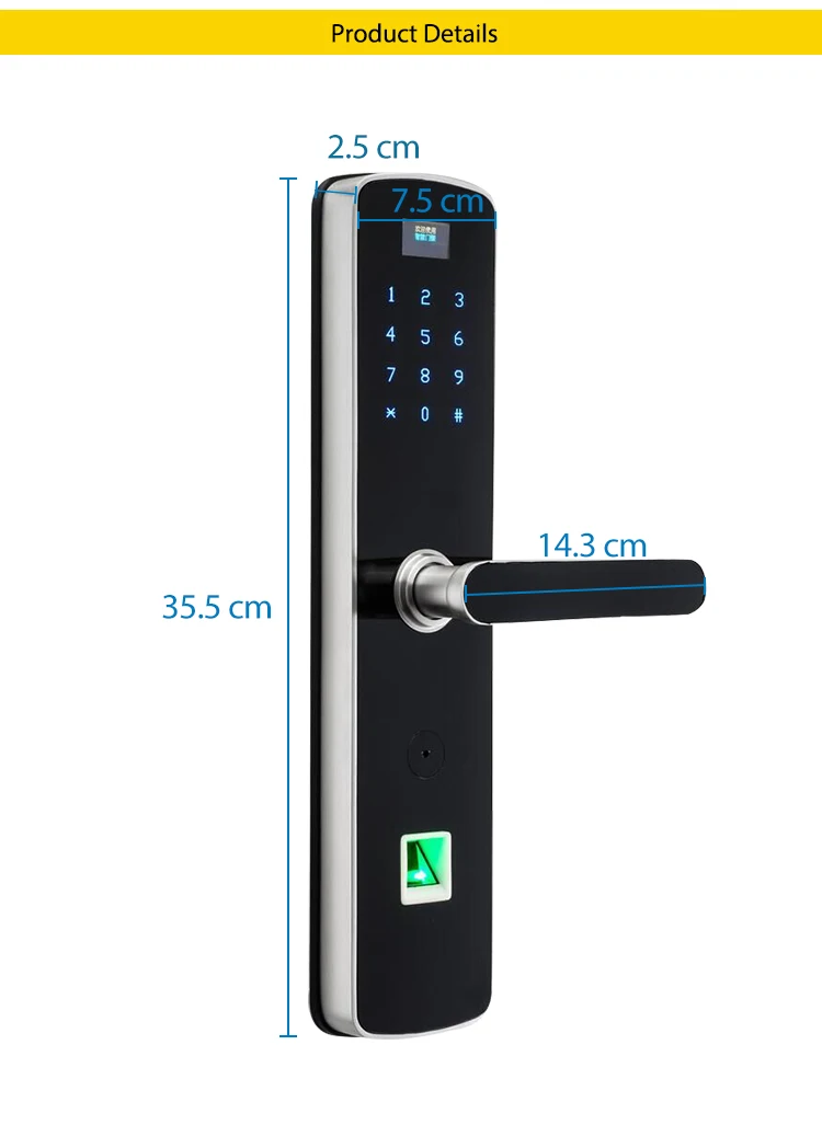 Zwave Electric Aluminum Sliding Door Lock For Sliding Door Buy