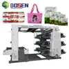four six colors flexo printing machine for small paper bag