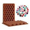 55 Cavity Coffee beans shaped wholesale ice cube tray chocolate bar silicone mold