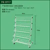 Metal iron chromium plated pants trousers display shelf stand rack