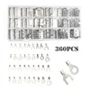 Wholesale 360 PCS Non-insulated Terminals Connector Fork U-Type Ring Wire Connector