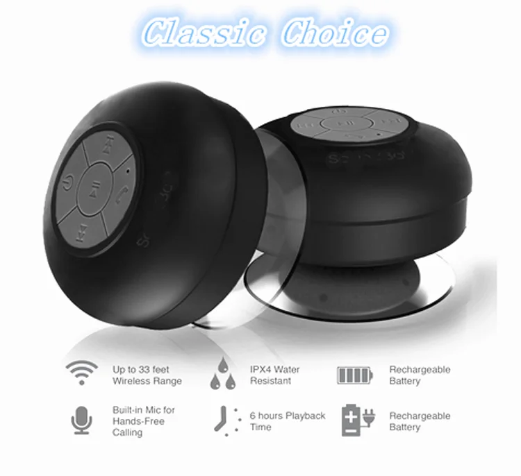 2020 Amazon Hot Promotion Gift Wireless Bluetooths Waterproof Speaker With Microphone - ANKUX.COM