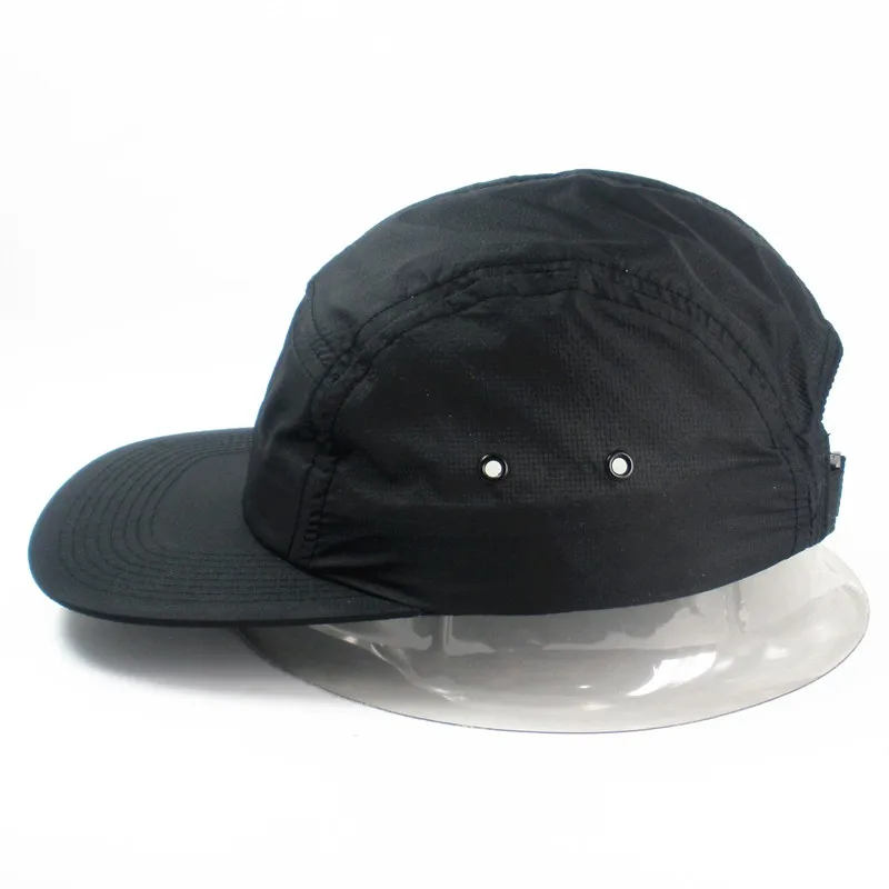 Men And Women Drifit Black Blank Wholesale Nylon 5 Panel Hats Buy
