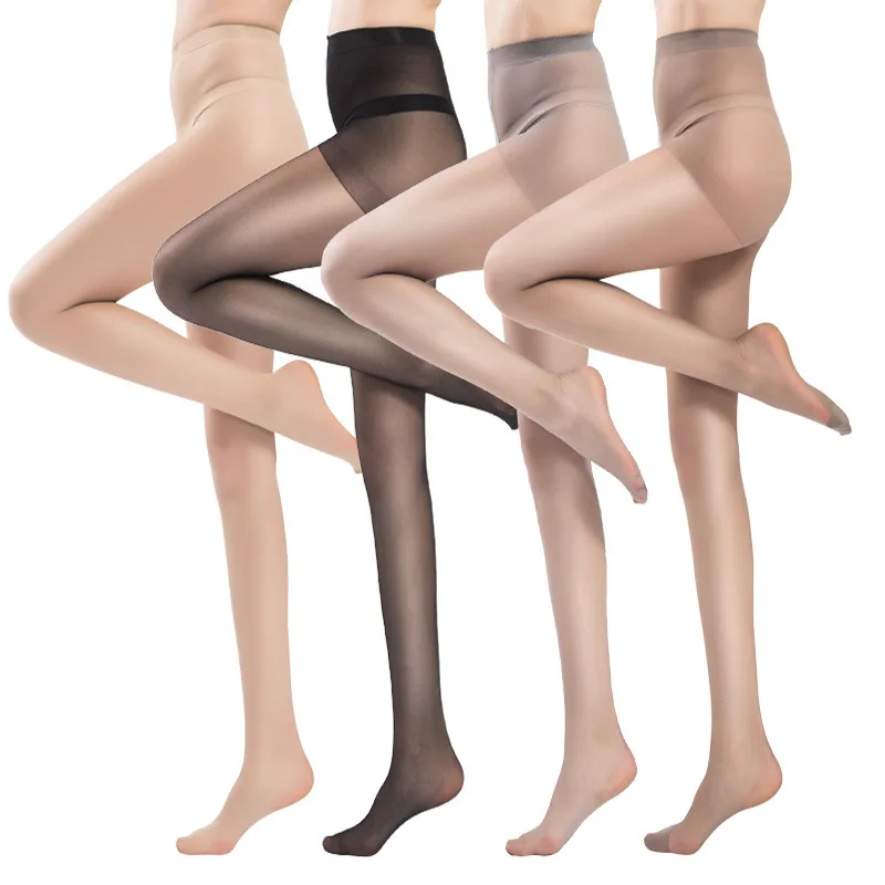 

Wholesale Women Durable and Comfortable Core Wire Ultra Thin Transparent 5D Tights Pantyhose Sheer Stockings, Black
