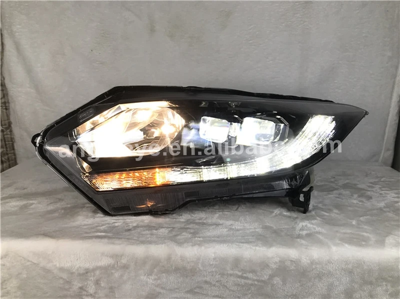 LED headlight For HONDA HRV HR-V for Vezel Head Lamp 2015-2017 year Black Housing LF
