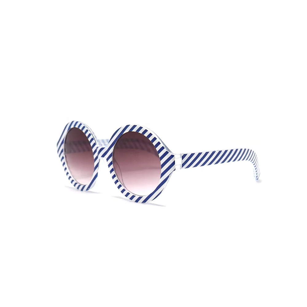 

2019 Round frame thermal transfer printing Sunglasses Ocean Lens unisex kids Fashion Sunglasses, Custom colors