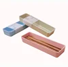 Plastic PS chopsticks box storage holder case fork/small knife/spoon set with box