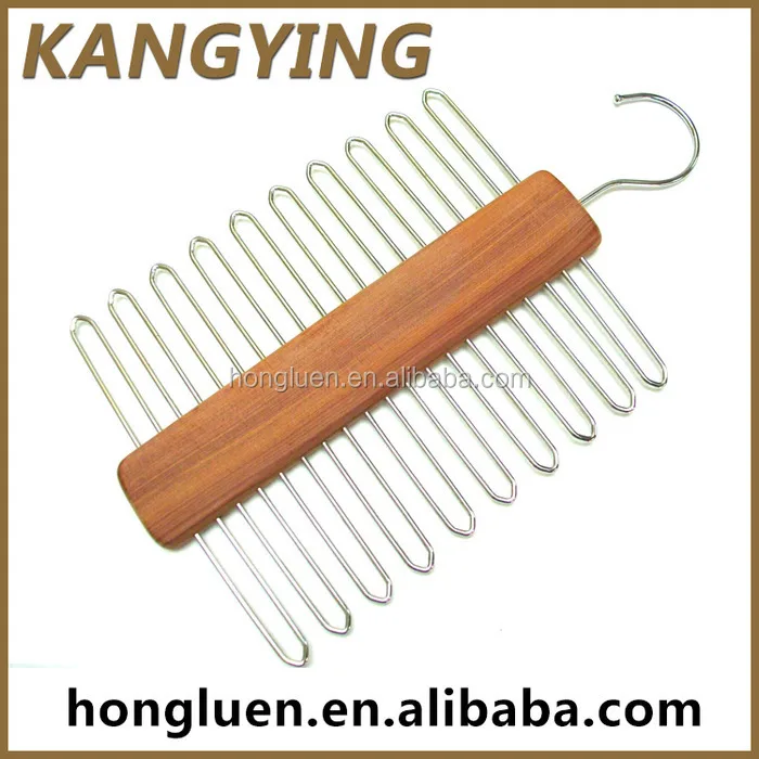 
CD8668 Custom Natural Material Protective Clothing Cedar Tie Rack 