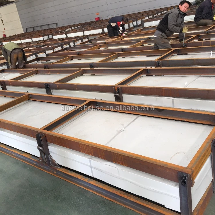 
Duowei 50mm 75mm Rock Wool Sandwich Panel Cladding System 