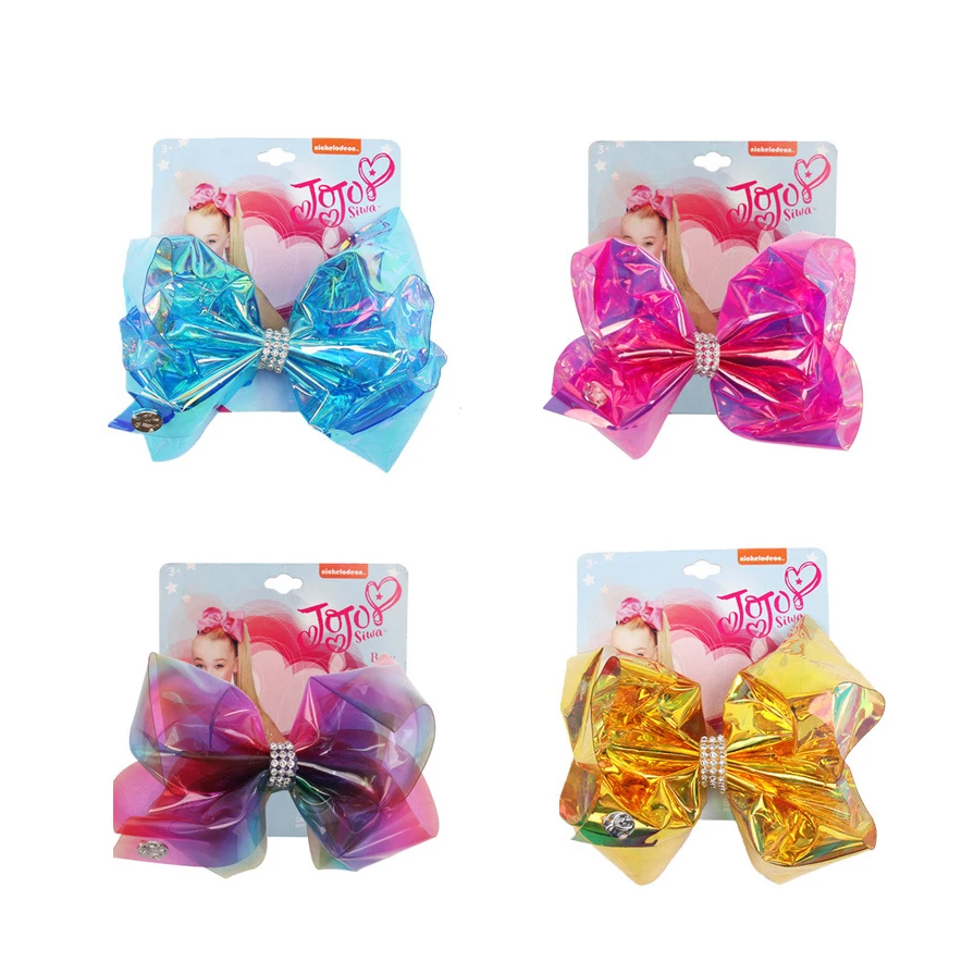

free shipping colorful transparent plastic  jojo siwa hair bow, Choose from picture