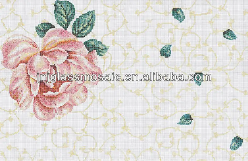 2013NEW & HOT rose glass mosaic background 2013NEW & HOT rose glass mosaic background