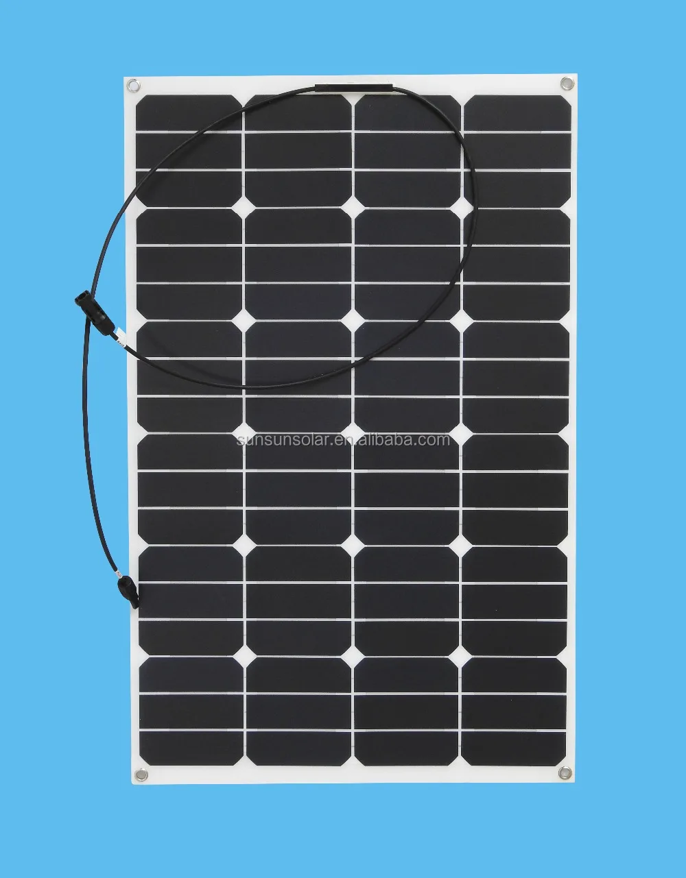 yatch,camping,caravan use sunpower flexible solar panel 80w