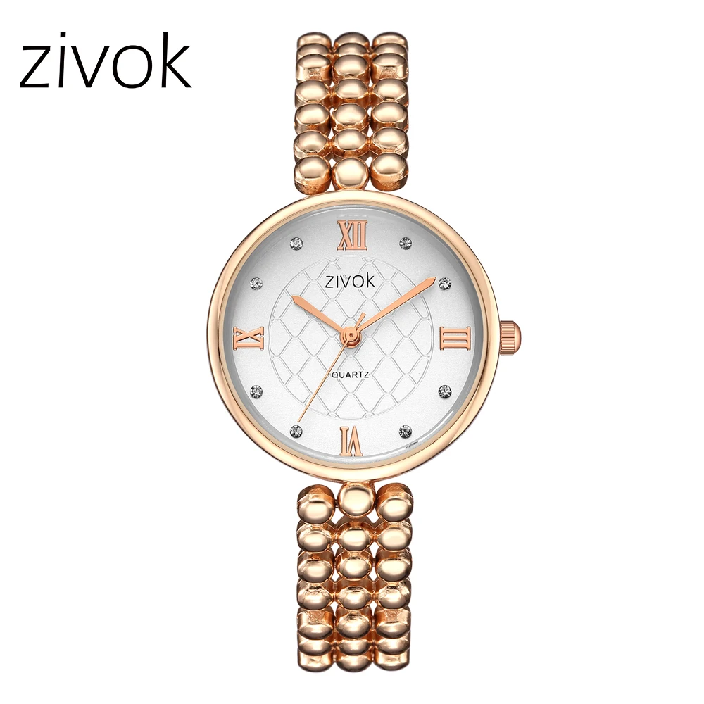

Factory Price Zivok Fancy Gold Plated Wrist Watch Ladies Luxury Ultra Thin Watch, N/a