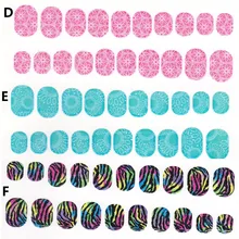 2016 newest 18 strips press fashion ci si series 3d wrap Fashionable nail art polish stickers