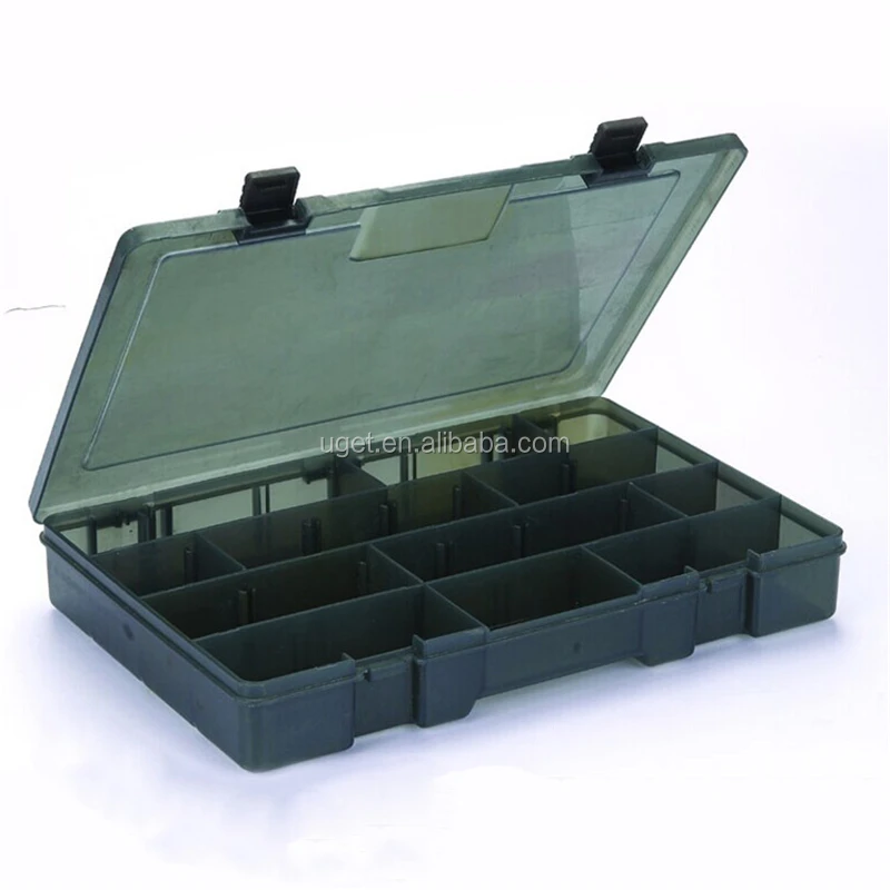 

China Supply wholesale 9 compartment fishing box with tackle, Green etc