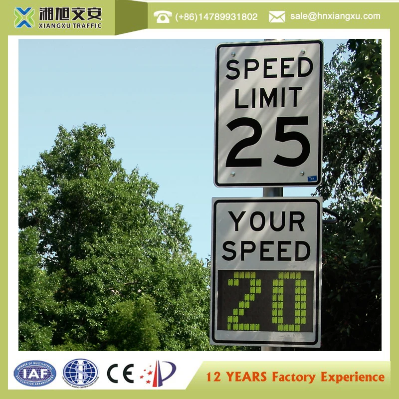 Superior Quality Customized Traffic Digital Radar Speed Sign Traffic With Statistics Function