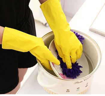 how to clean latex gloves