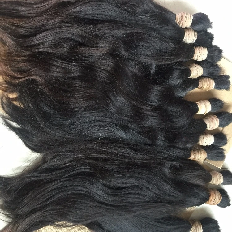 

latest stock 100% unprocessed raw unprocessed virgin south raw indian temple hair Indonesia hair, Natural color