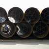 Hebei company ASTM A53 STD ssaw black iron pipe with thick wall