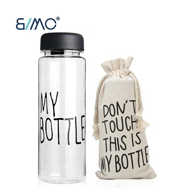 

Free Shipping 500ml Fashion Portable Clear My Bottle Sport Plastic Fruit Juice Water bottle 18oz