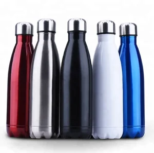 Image of 1000ML cola shape double wall stainless steel vacuum flask